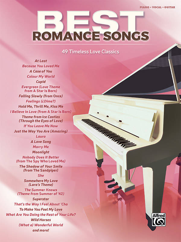 Best Romance Songs - Piano/Vocal/Guitar - Book