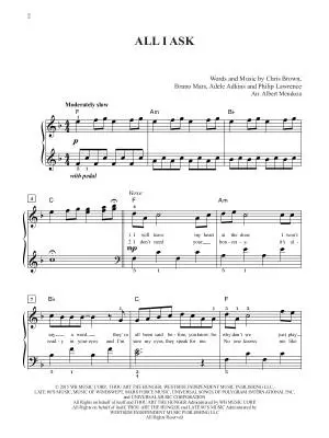 2016 Greatest Pop & Movie Hits - Mendoza - Big Note Piano - Book