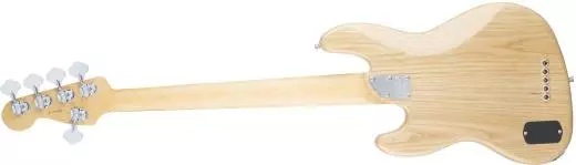 American Elite Jazz Bass V Ash, Maple Fingerboard, Natural
