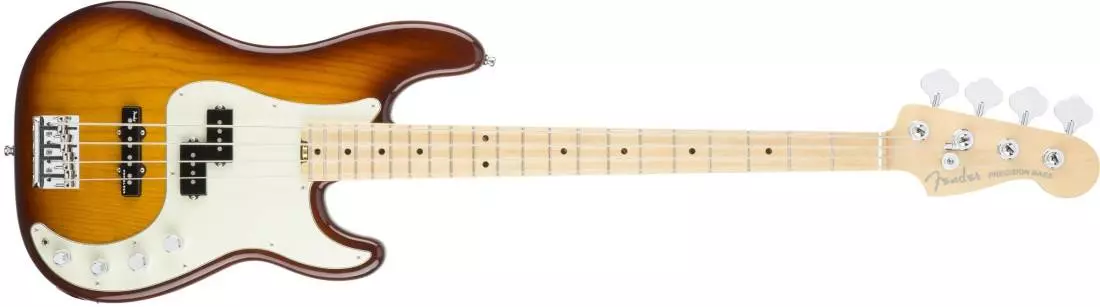 American Elite Precision Bass, Maple Fingerboard - Tobacco Burst