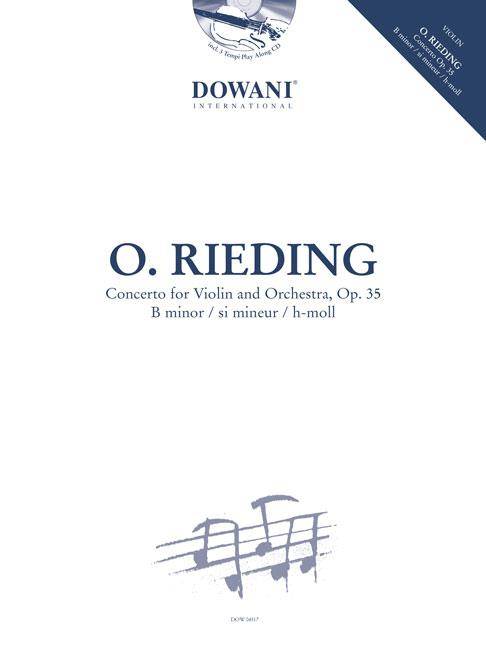 Concerto in B Minor for Violin and Orchestra Op. 35 - Rieding - Book/CD
