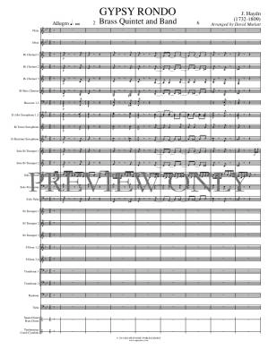 Gypsy Rondo - Haydn/Marlatt - Concert Band/Brass Quintet - Gr. 3