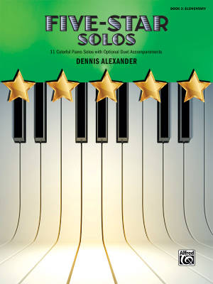 Alfred Publishing - Five-Star Solos, Book 2 - Alexander - Elementary Piano - Book