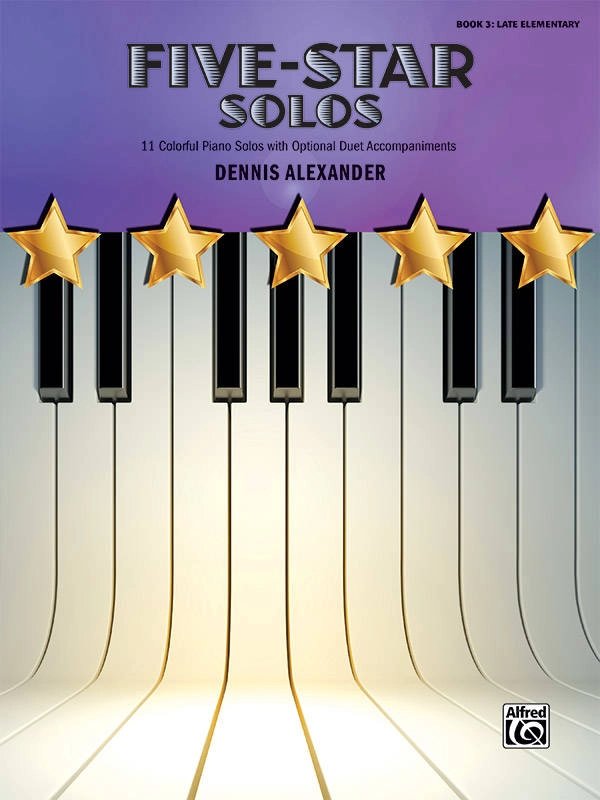 Five-Star Solos, Book 3 - Alexander - Late Elementary Piano - Book