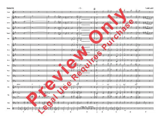 I Love Lucy (Theme) - Adamson/Daniel/Baker - Jazz Ensemble - Gr. 2.5