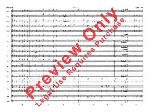 I Love Lucy (Theme) - Adamson/Daniel/Baker - Jazz Ensemble - Gr. 2.5