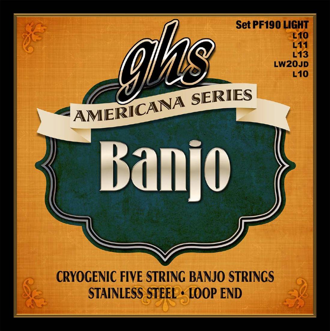 Americana Series Banjo String Set - Light