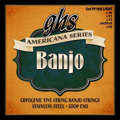 GHS Strings - Americana Series Banjo String Set - Light