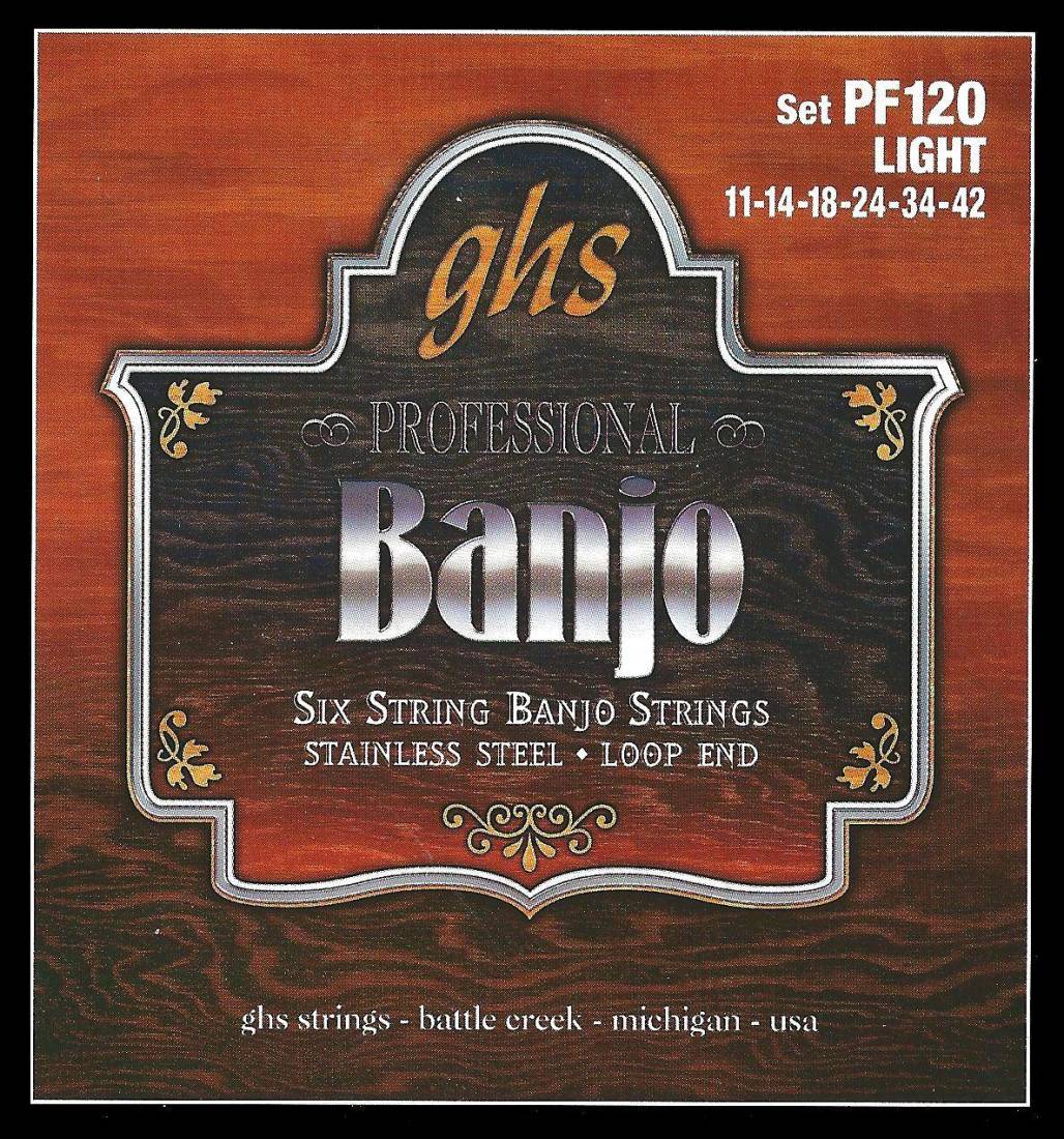 Banjo 6-String Stainless Steel Set - Light