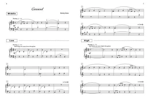 Grand Trios for Piano, Book 3 - Bober - Piano Trio (1 Piano, 6 Hands)
