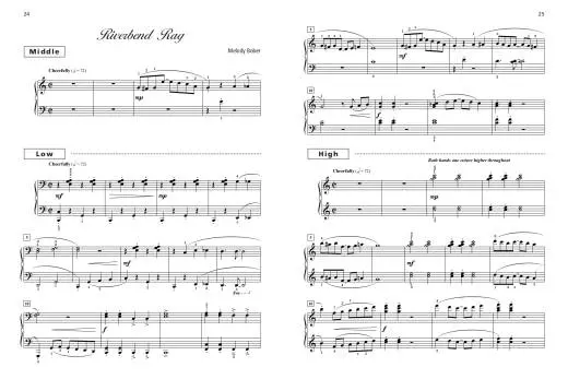 Grand Trios for Piano, Book 5 - Bober - Piano Trio (1 Piano, 6 Hands)