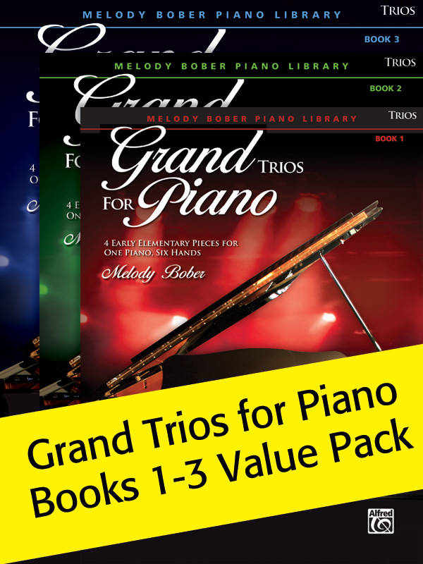 Grand Trios for Piano Books 1-3 (Value Pack) - Bober - Piano Trio (1 Piano, 6 Hands)
