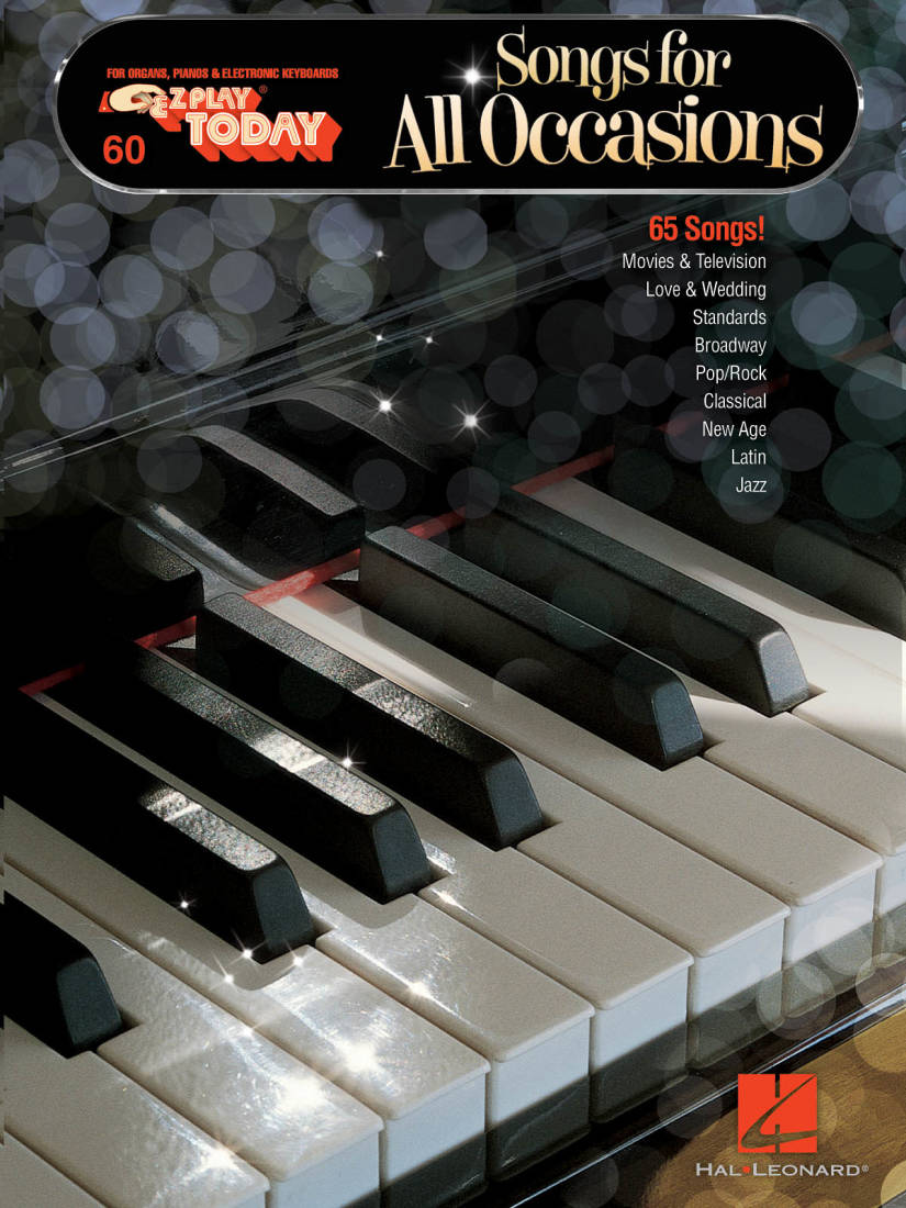 Songs for All Occasions: E-Z Play Today Volume 60 - Keyboard - Book