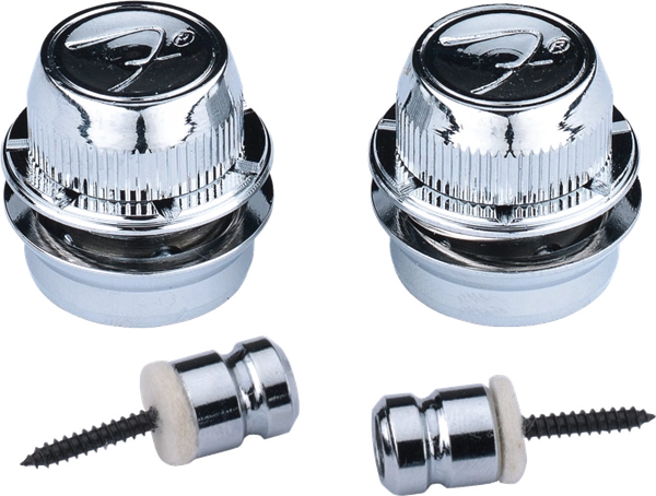 F Strap Locks - Chrome