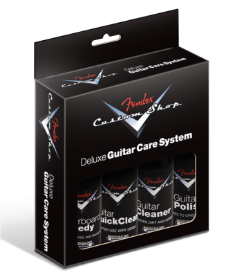 Custom Shop Deluxe 4-Step Guitar Cleaning Kit (4 pack)