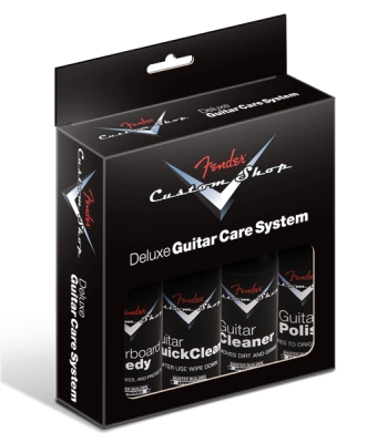 Custom Shop Deluxe 4-Step Guitar Cleaning Kit (4 pack)