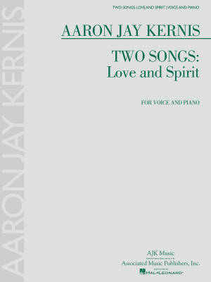 Hal Leonard - Two Songs: Love and Spirit - Kernis - Voice/Piano - Book