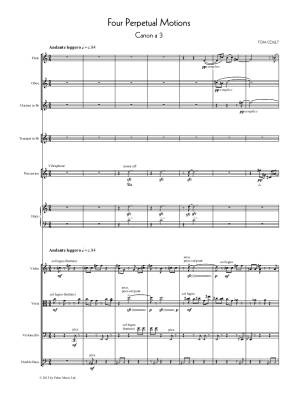 Four Perpetual Motions For Ten Players - Coult - Chamber Ensemble - Score Only