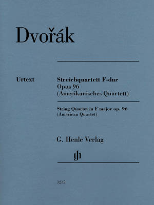 G. Henle Verlag - String Quartet in F Major Op. 96 (American Quartet) - Dvorak/Jost - Parts