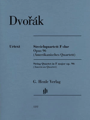 G. Henle Verlag - String Quartet in F Major Op. 96 (American Quartet) - Dvorak/Jost - Parts