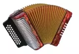 Hohner - Corona III Diatonic Accordion A\/D\/G - Black
