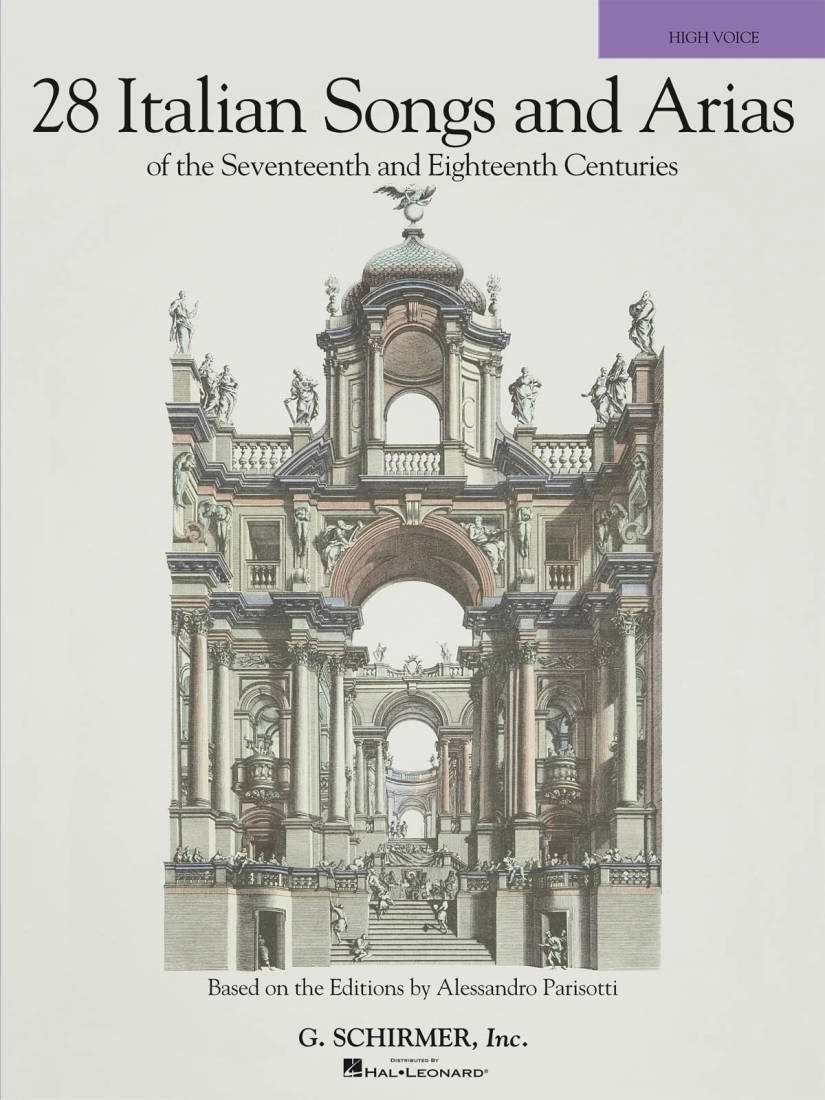 28 Italian Songs & Arias of the 17th & 18th Centuries - Parisotti - High Voice/Piano - Book