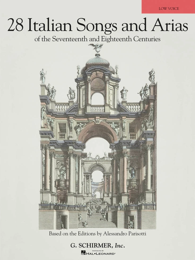 28 Italian Songs & Arias of the 17th & 18th Centuries - Parisotti - Low Voice/Piano - Book