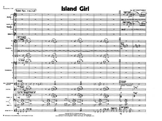 Island Girl - Chattaway - Jazz Ensemble - Gr. 3