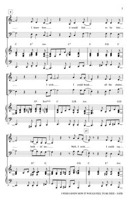 I Wish I Knew How It Would Feel to be Free - Taylor/Dallas/Shaw - SATB