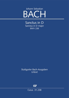 Carus Verlag - Sanctus D Major BWV 238 - Bach/Graulich/Horn - Full Score, SATB