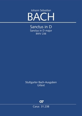 Carus Verlag - Sanctus D Major BWV 238 - Bach/Graulich/Horn - Full Score, SATB