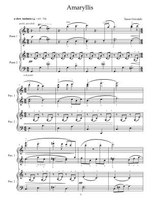 Amaryllis - Griesdale - Piano Duet (1 Piano, 4 Hands)