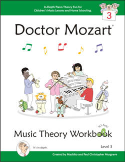 April Avenue Music - Doctor Mozart Music Theory Workbook - Level 3