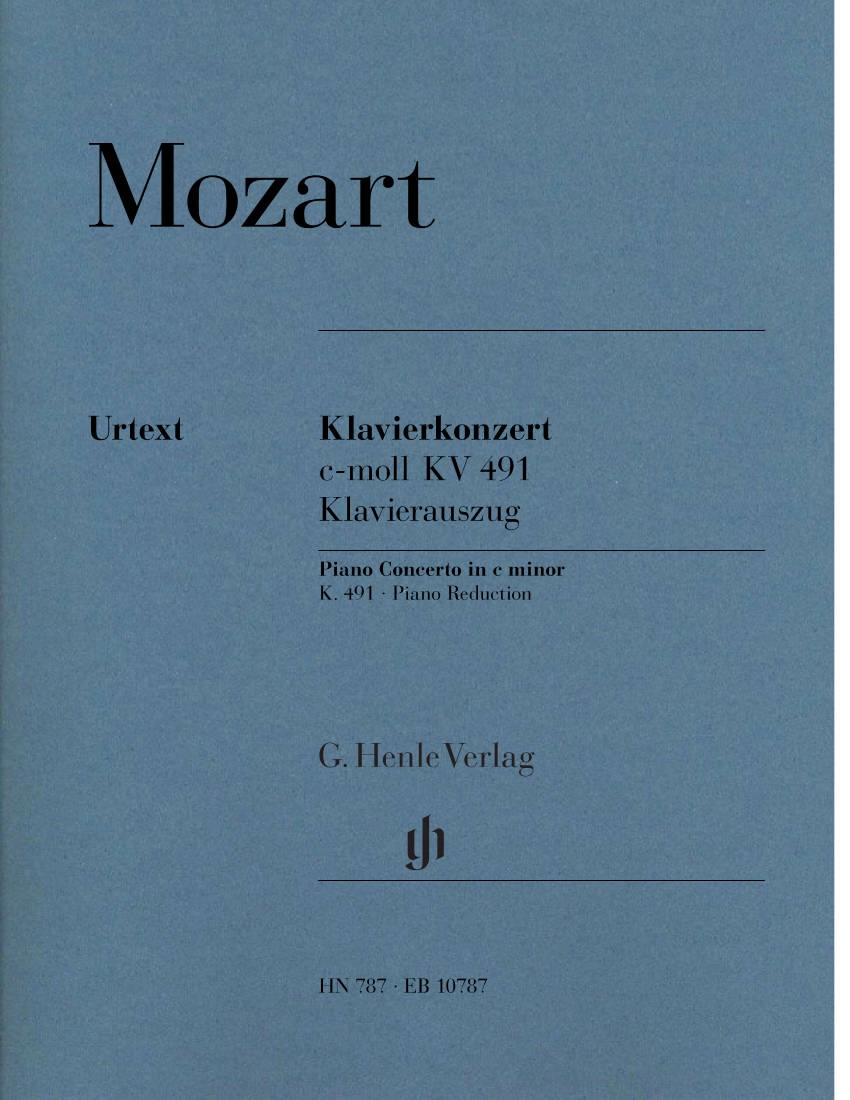 Piano Concerto c minor K. 491 - Mozart - Piano/Piano Reduction (2 Pianos, 4 Hands)