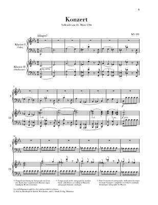 Piano Concerto c minor K. 491 - Mozart - Piano/Piano Reduction (2 Pianos, 4 Hands)