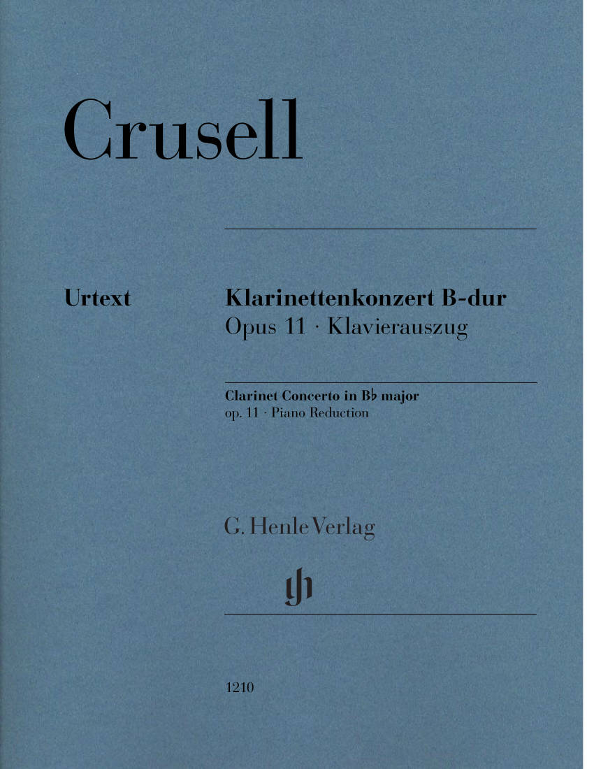 Clarinet Concerto B flat major op. 11 - Crusell - Clarinet/Piano Reduction - Book