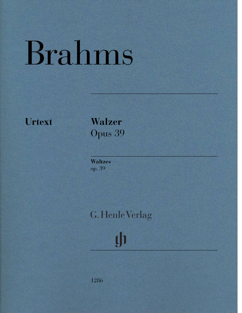 Waltzes op. 39 - Brahms - Piano - Book