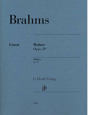 G. Henle Verlag - Waltzes op. 39 - Brahms - Piano - Book