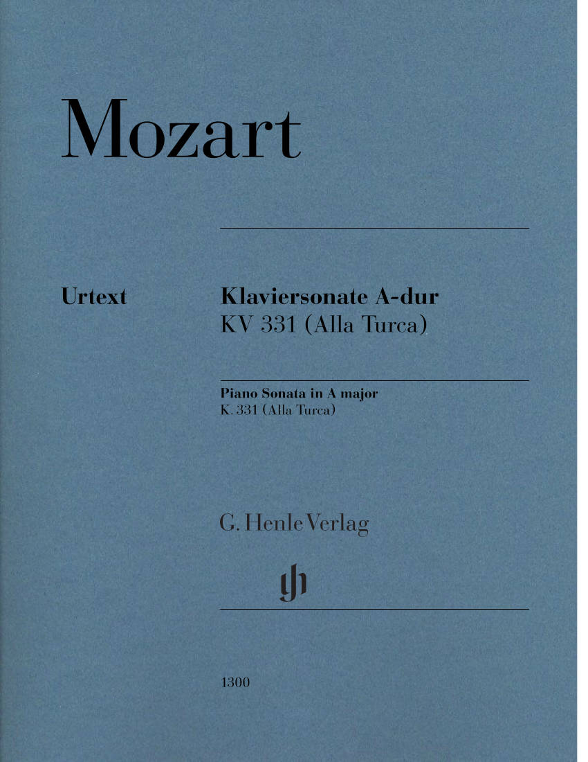 Piano Sonata A major K. 331 (300i) (with Alla Turca) - Mozart - Piano - Sheet Music