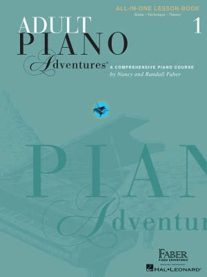 Faber Piano Adventures - Adult Piano Adventures All-in-One Lesson Book 1 - Faber/Faber - piano - livre