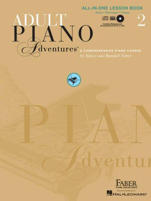 Faber Piano Adventures - Adult Piano Adventures All-in-One Lesson Book 2 - Faber/Faber - Piano - Book/2 CDs