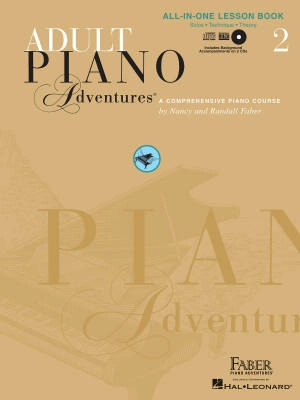 Faber Piano Adventures - Adult Piano Adventures All-in-One Lesson Book 2 - Faber/Faber - Piano - Book/2 CDs