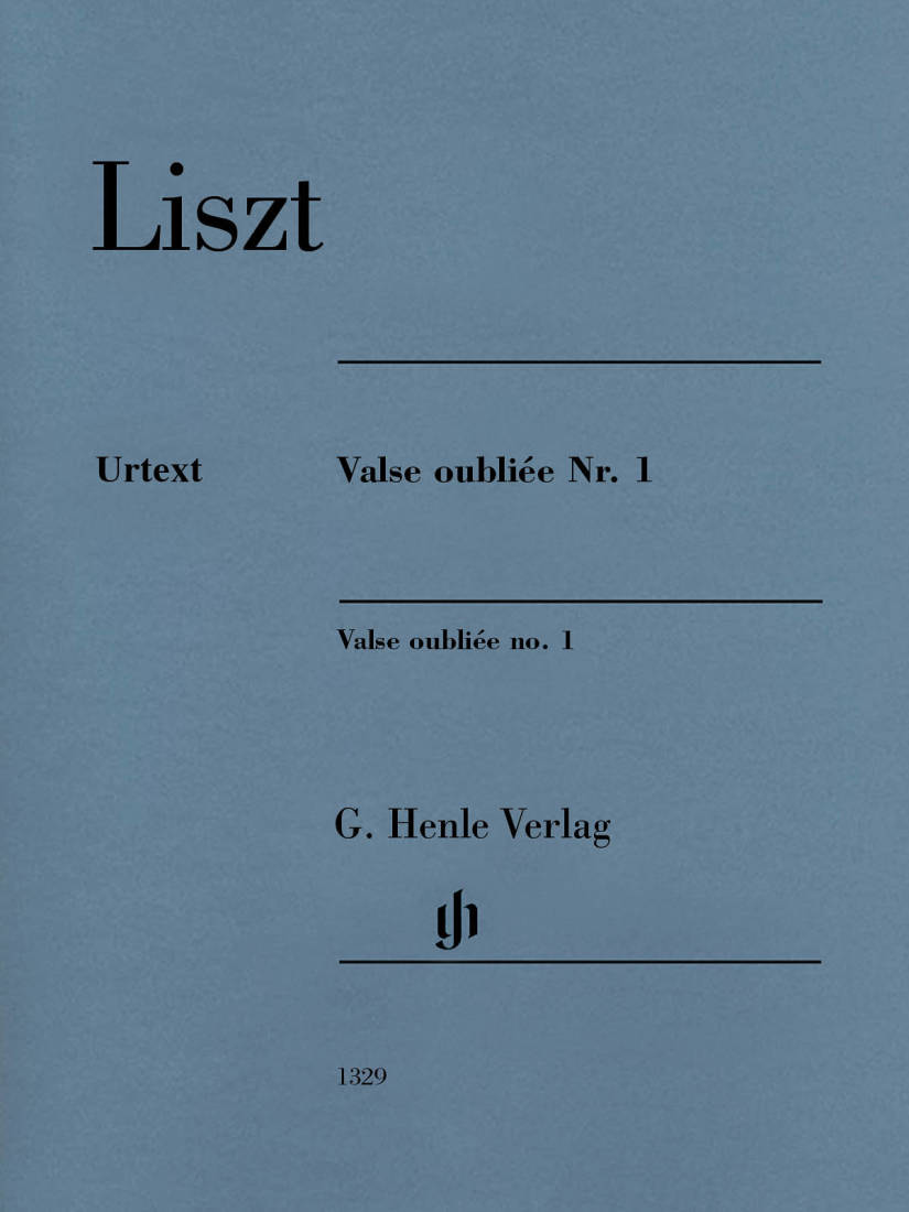 Valse oubliee no. 1 - Liszt - Piano - Sheet Music