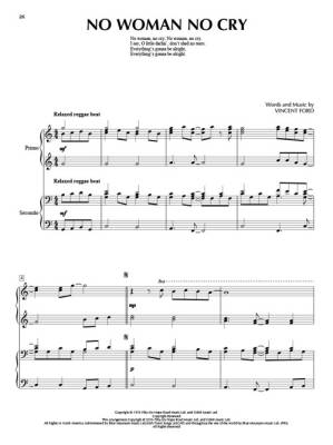 Bob Marley for Piano Duet - Marley/Edstrom - Intermediate Piano Duets (1 Piano, 4 Hands)