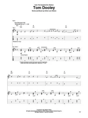 Doc Watson: Guitar Anthology - Guitar TAB - Book