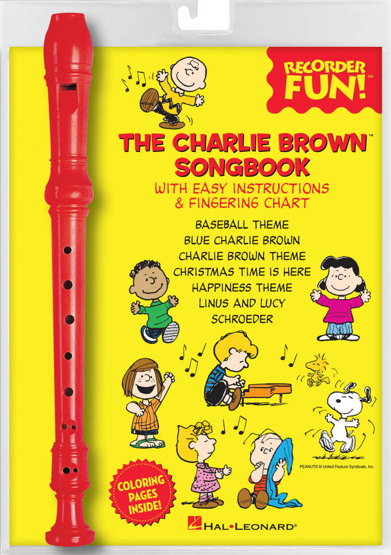 The Charlie Brown Songbook: Recorder Fun! - Guaraldi - Book/Recorder Pack