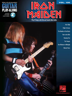 Iron Maiden: Guitar Play-Along Volume 130 - Guitar TAB - Book/Audio Online