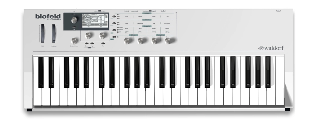 Blofeld 49 Key Synthesizer - White