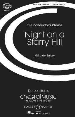 Boosey & Hawkes - Night on a Starry Hill - Emery - SATB