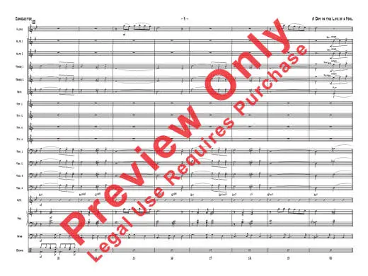 A Day in the Life of a Fool (Manha de Carnaval) - Bonfa/Sigman/White - Jazz Ensemble - Gr. 2